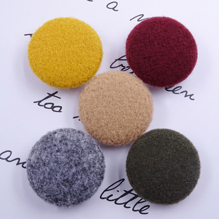 毛呢大号羊绒大衣布包扣子高档女扣风衣外套包布纽扣圆形装 饰钮扣