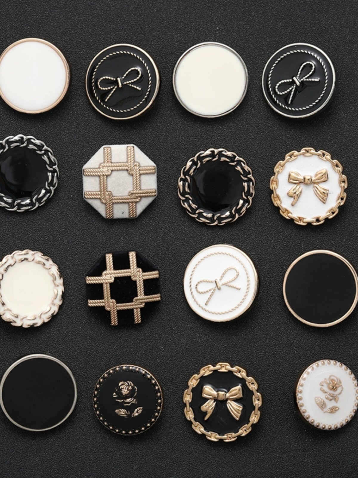 고급 단추 수트 커프스 단추 캐시미어 레트로 고급 코트 단추 여성용 셔츠 스웨터 골드 다용도 금속 단추