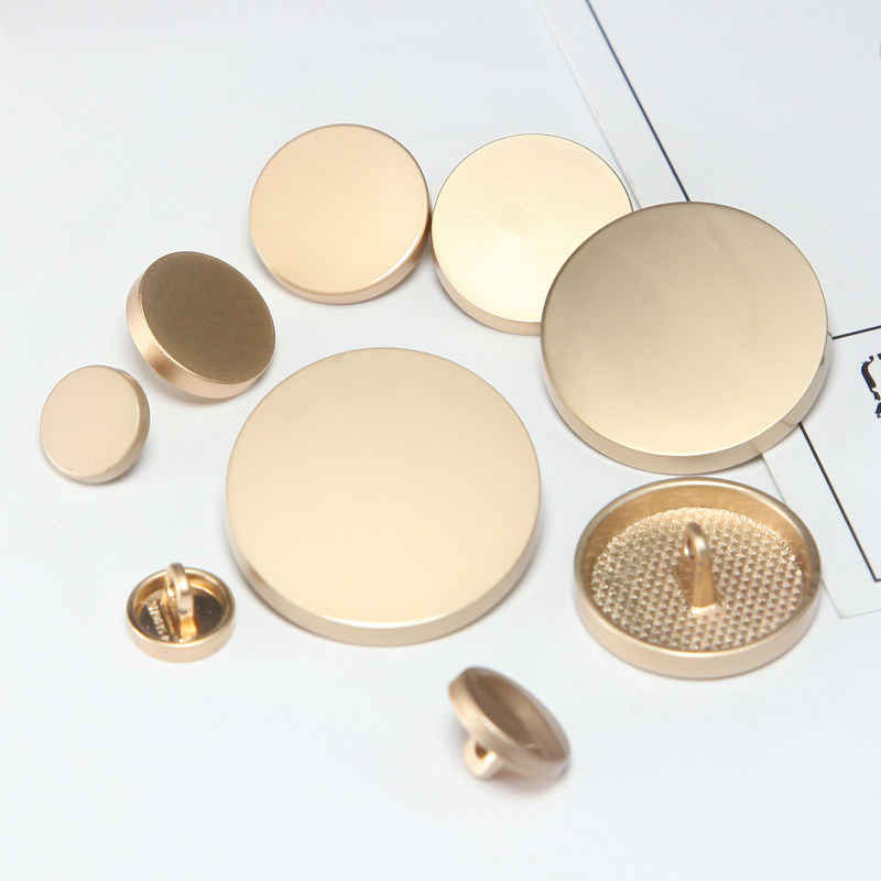 여성용 메탈 버튼 탑 고급 코트 버튼 슈트 커프스 단추 라운드 모직 윈드브레이커 캐시미어 버튼 재킷