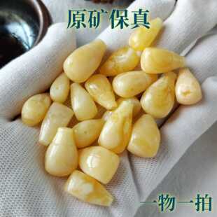 天然原矿蜜蜡一体三通佛头手串配件隔珠鸡油黄白花保真正品配饰