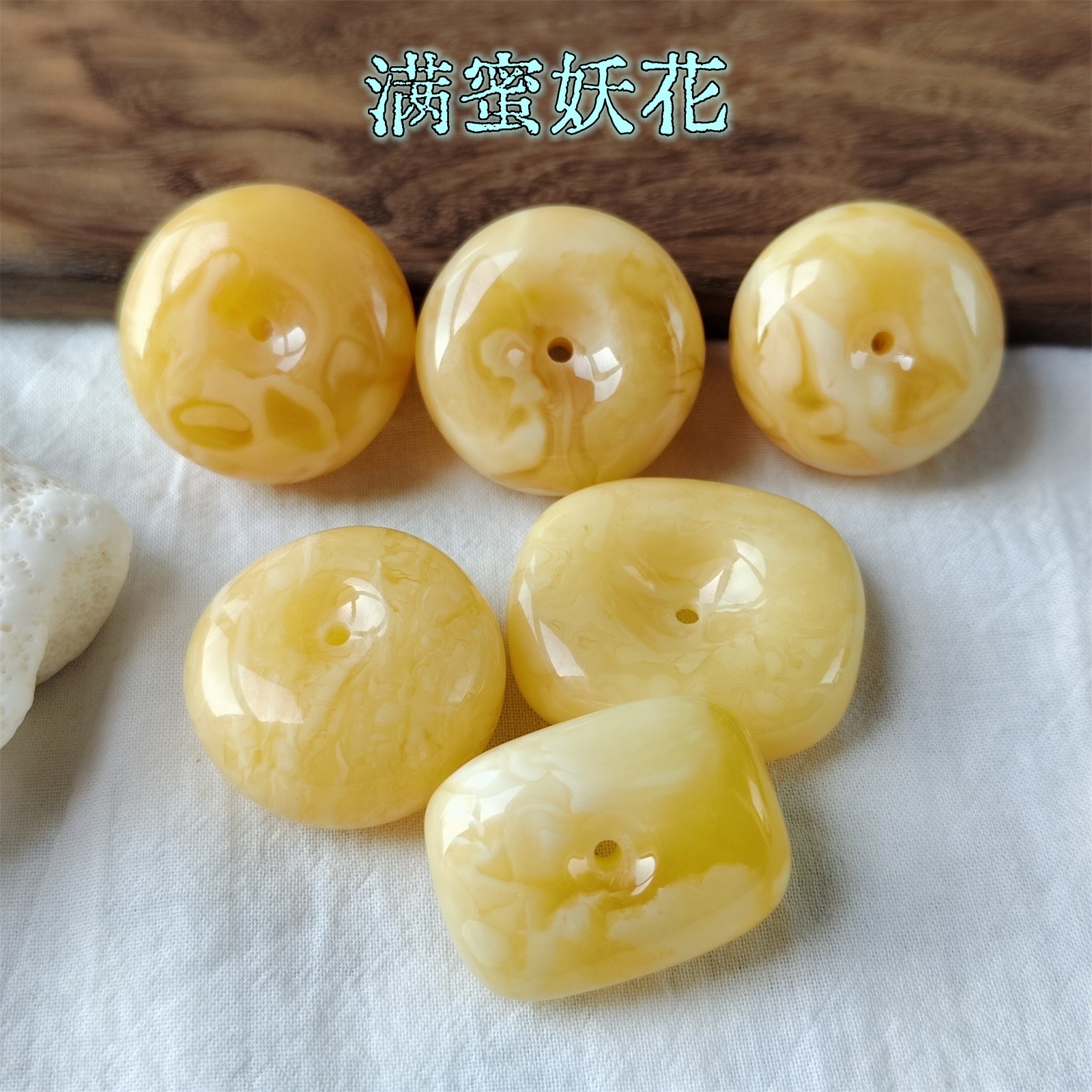 蜜蜡吊坠鸡油黄蜜蜡平安扣项坠藏扣毛衣链男士琥珀蜜蜡项链锁骨链