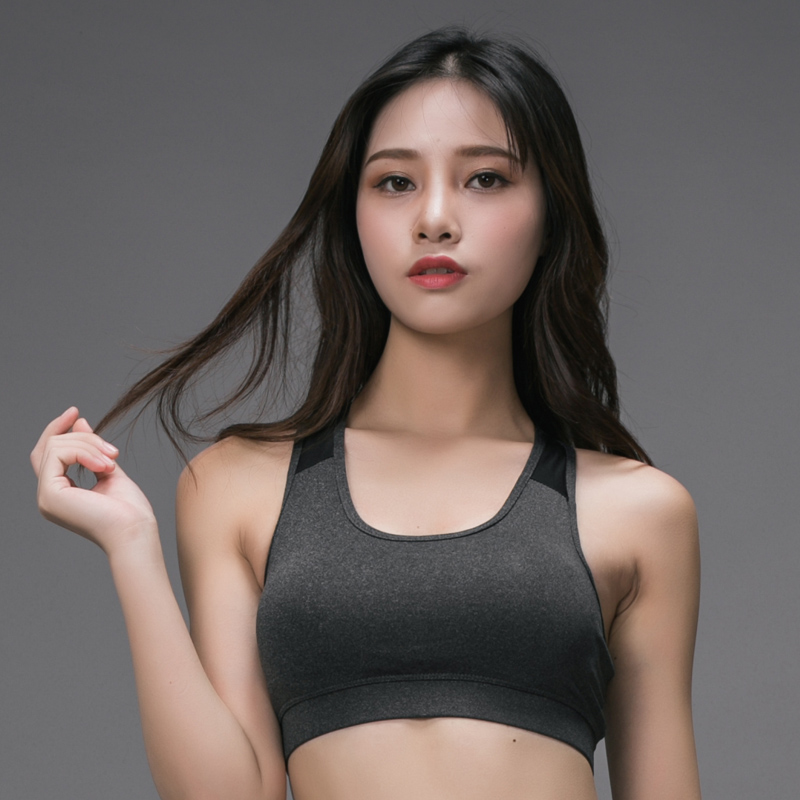 瑜伽健身背心女運動跑步內(nèi)衣文胸帶胸墊巴奇旋風