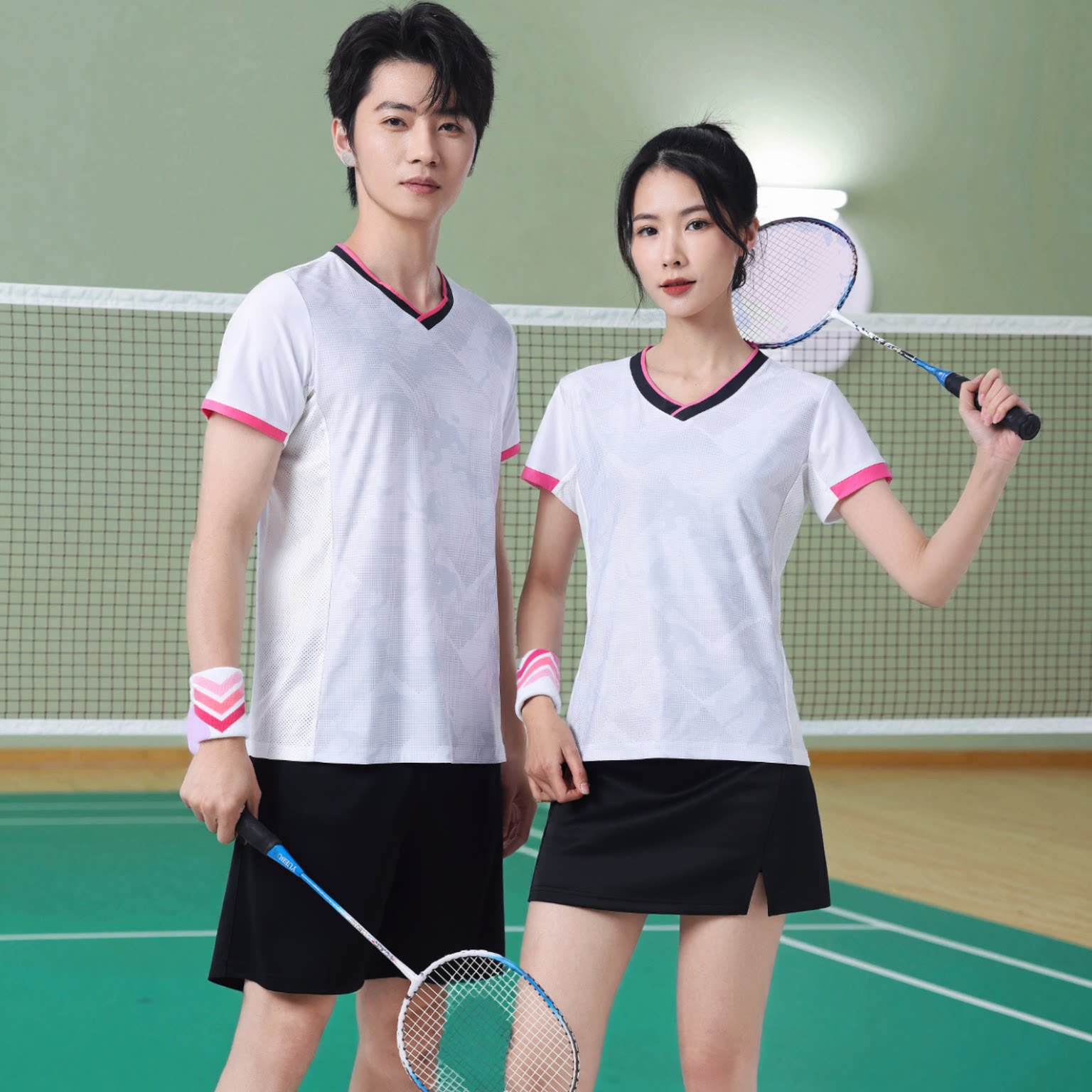 羽毛球服女2026新款男乒乓球短裙速干夏短袖排球短裤大赛运动套装