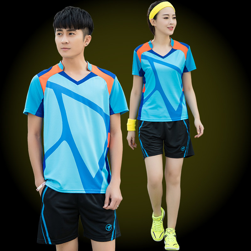 Volleyball suit suit men's summer lovers quick-drying air competition sports group custom women's short-sleeved tennis suit