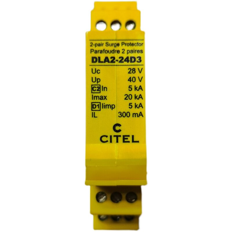 西岱尔citel光伏专用防雷器dla2-24d3信号防雷器原装低价热卖询
