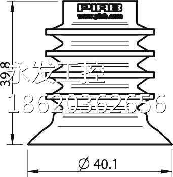 ￥BL40-4FCM派亚博PIAB真空吸盘白色包袋搬运瑞典原装开票0200337