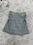 复古显瘦百搭高腰格子A字短裙女春秋通勤休闲