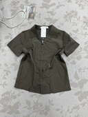 百搭夏季 复古高级显白色系时尚 女款 衬衫 亲肤舒适 短袖