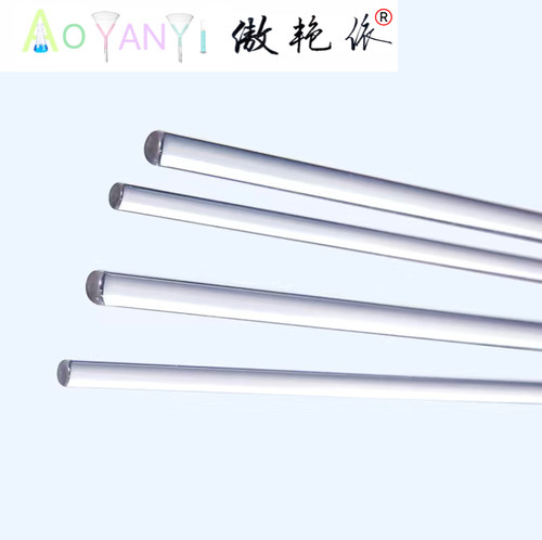 高硼硅玻璃棒烧杯搅拌棒引流棒导流棒调药棒实心玻璃搅拌棒