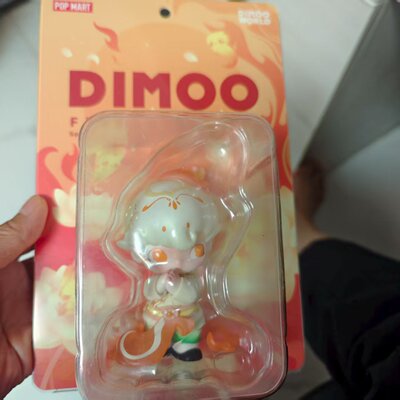 现货 POPMART泡泡玛特DIMOO小象火焰莲泰国中泰建交50周年限量款