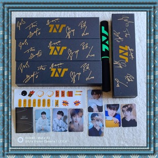 官方正版.TNT时代少年团刘耀文宋亚轩等亲笔签名应援棒灯第一代