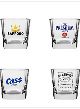 四方杯300ml加厚耐热玻璃啤酒杯