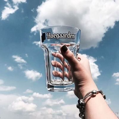 加厚福佳白精酿啤酒杯扎啤杯