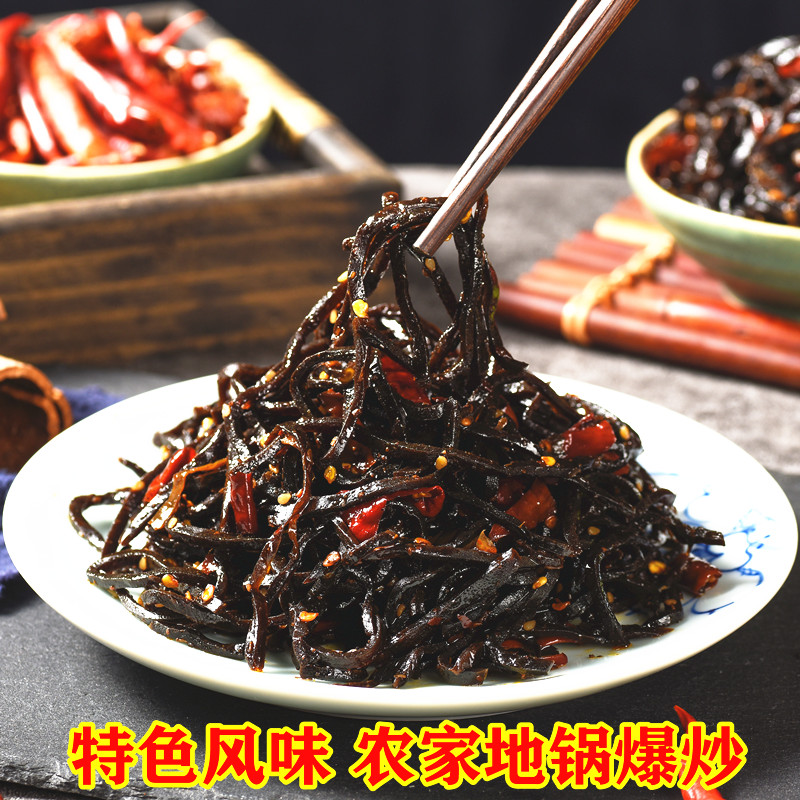 农家自制酱丝香辣疙瘩芥菜疙瘩丝