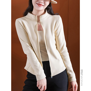 加厚保暖 小耳出品 立裁修身 云感磨绒 简约显瘦小外套 福利放漏