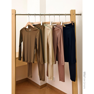 SPA柔肤衣 打底套装 高弹记忆纱 轻薄修身 无缝拼接处 小耳出品