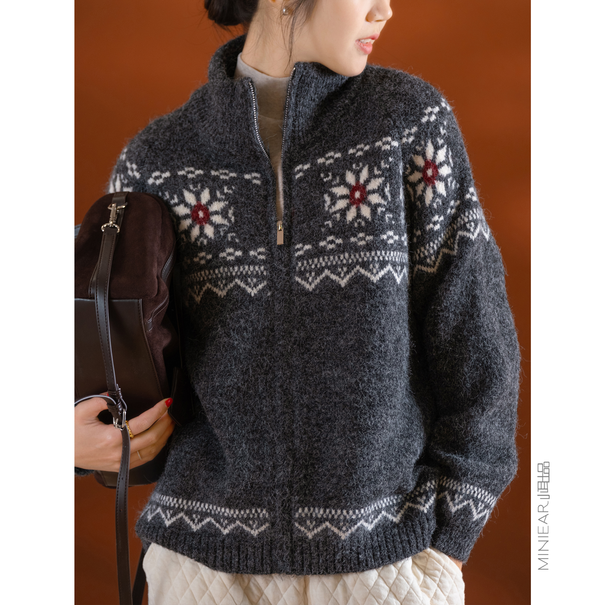 软糯休闲百搭复古毛衣开衫