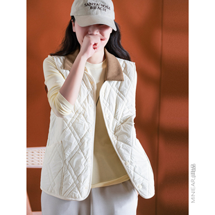 人字纹质感 中层100绵羊毛 气质休闲马甲 可拆卸翻领 小耳出品