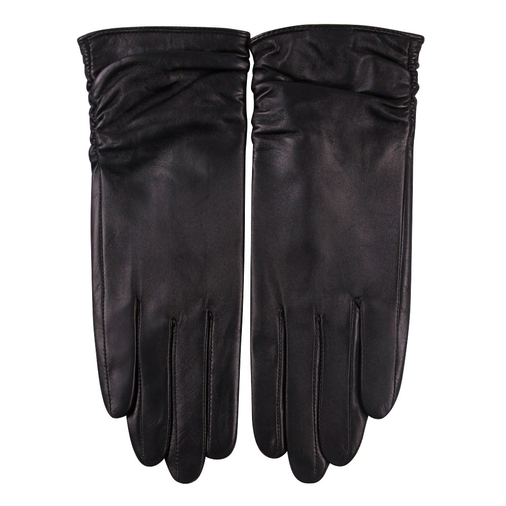 皮手套秋冬季加绒加厚女士开车驾驶保暖真皮手套女触屏