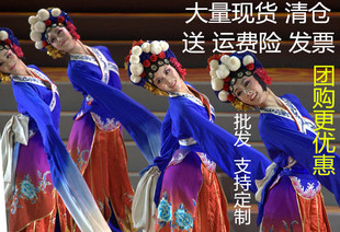专业订做桃李杯舞蹈《夜深沉》女子群舞京戏舞蹈表演演出服装