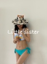 sister 小个子低腰背心比基尼分体泳衣温泉 little 孕妇可穿