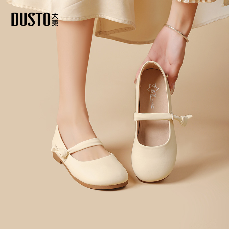 玛丽珍鞋时尚优雅方跟低跟