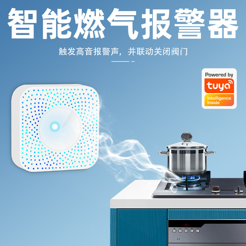 涂鸦天然气液化气智能燃气报警器
