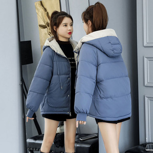面包服女短款网红同款棉袄新款学生棉服韩版宽松冬季外套棉衣