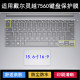 适用戴尔灵越7560键盘保护膜15.6寸笔记本电脑卡通字母防水套彩绘