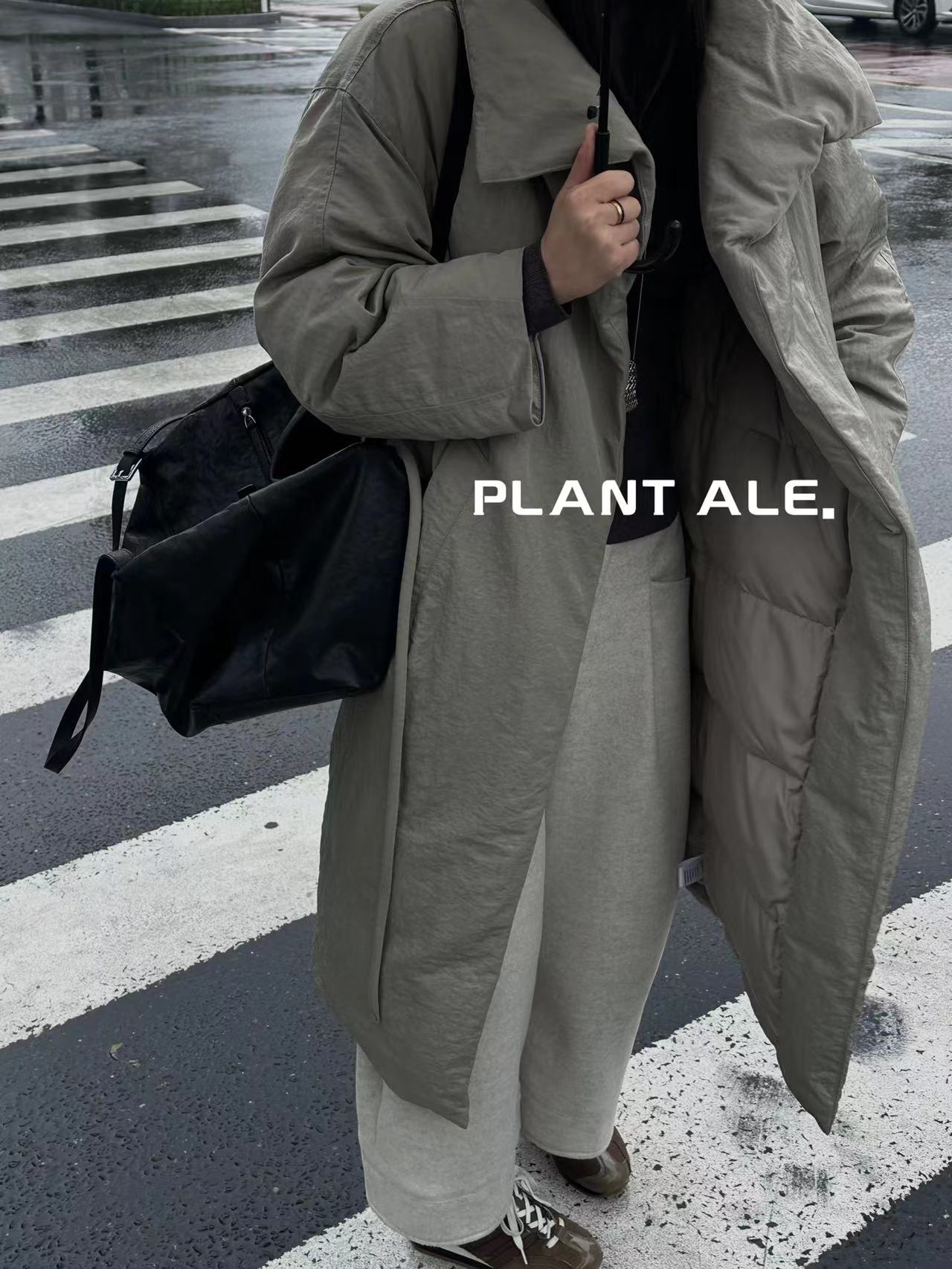 Plant Ale~2025现货冬季新款简约百搭鹅绒服超厚实
