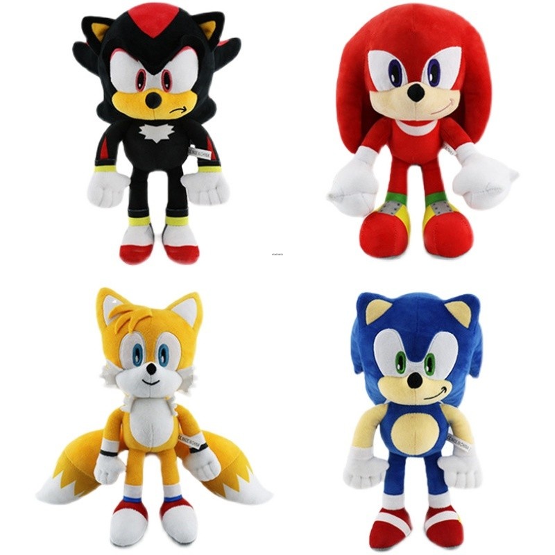 超音鼠sonic超级索尼克毛绒公仔