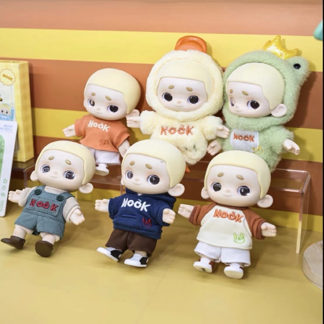 NOOK毛绒人偶第一弹OOTD可爱礼物