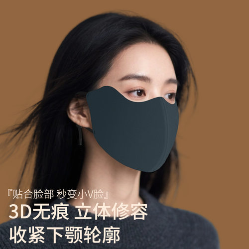 舒美佳2025秋冬保暖口罩防风防尘面罩女高颜值显脸小防晒防