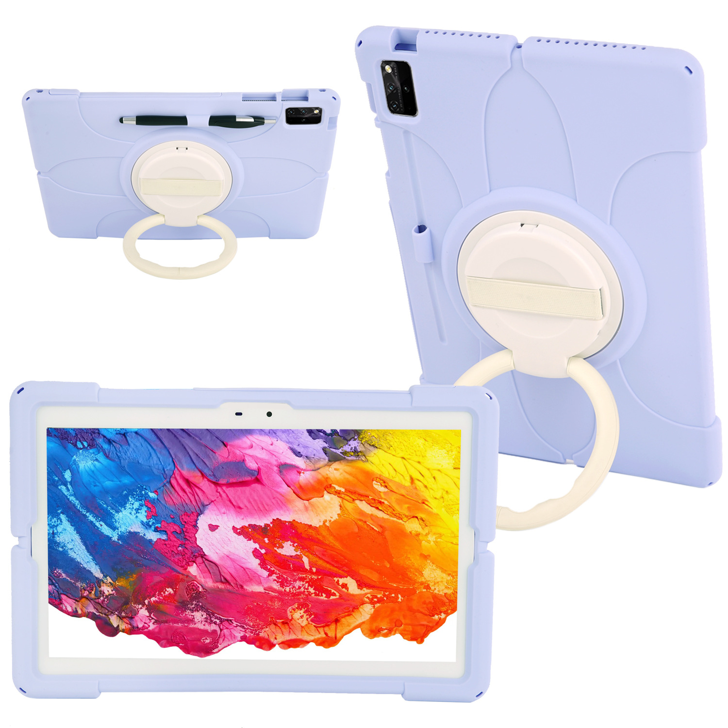 适用于联想 拯救者Y700 平板保护套旋转手提硅胶壳软防摔防震加厚