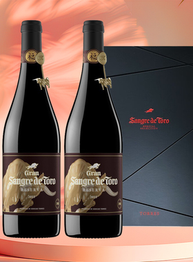 Torres桃乐丝赤腾珍藏公牛血干红葡萄酒西班牙进口红酒整箱 750ml