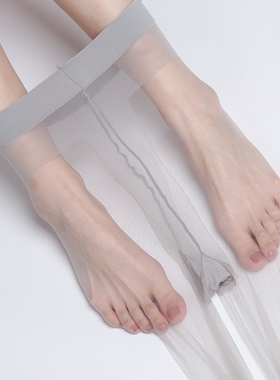 0D空姐灰丝袜超薄隐形全透明女黑色薄款裸感连裤袜秋季脚尖MF12