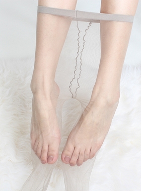 0D丝袜超薄隐形全透明女薄款无痕夏ins肉色裸感一线黑丝脚尖MF02