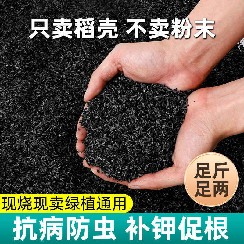 稻壳炭种菜园艺专用钾肥调节土壤杀菌防虫有机土壤改良透气营养土