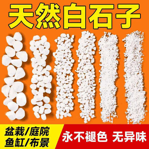 庭院造景鱼缸鹅卵石白石子