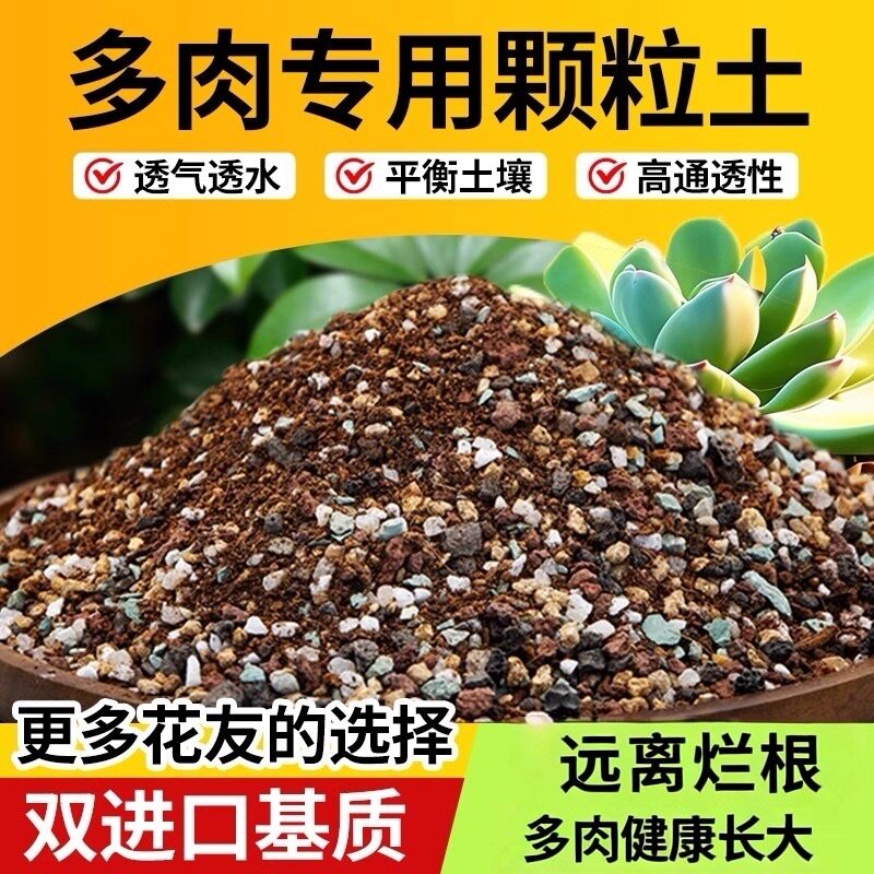多肉土专用颗粒肉肉营养土