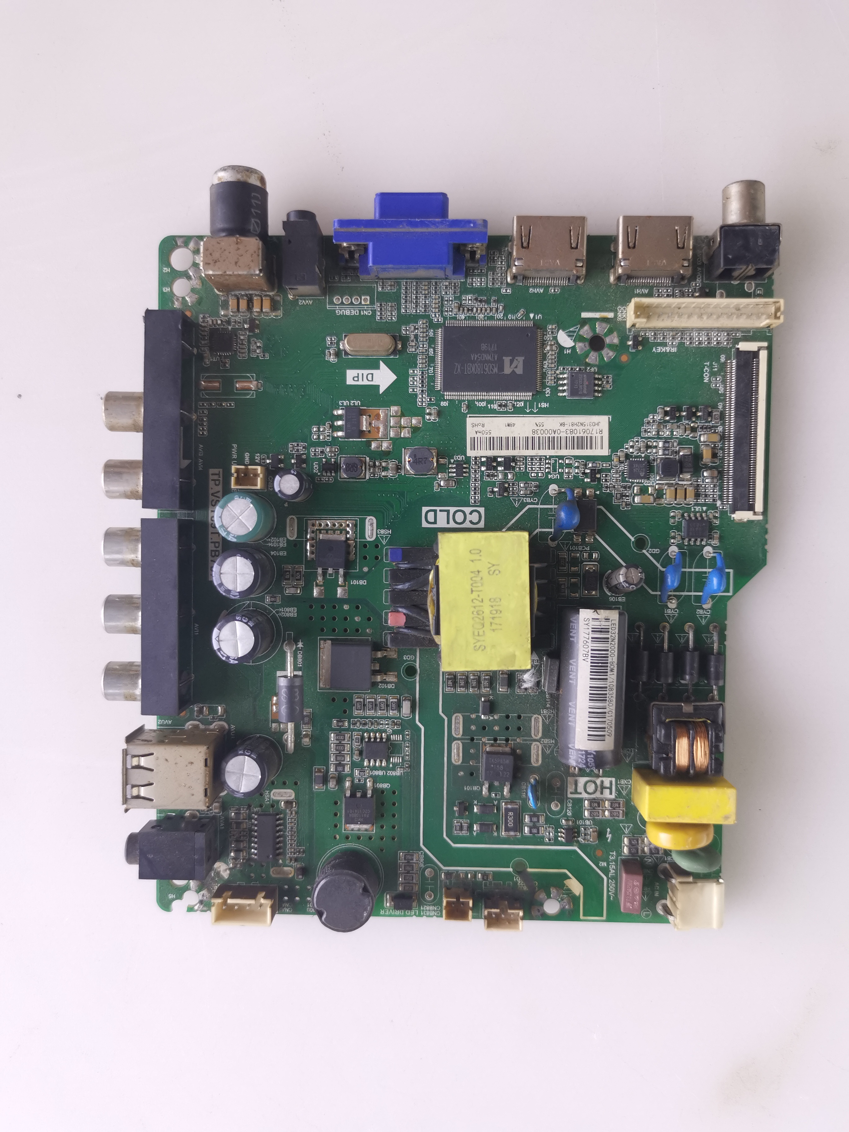 海信LED32N2000主板TP.VST69T.PB767屏JHD315N2H81-BK 215428