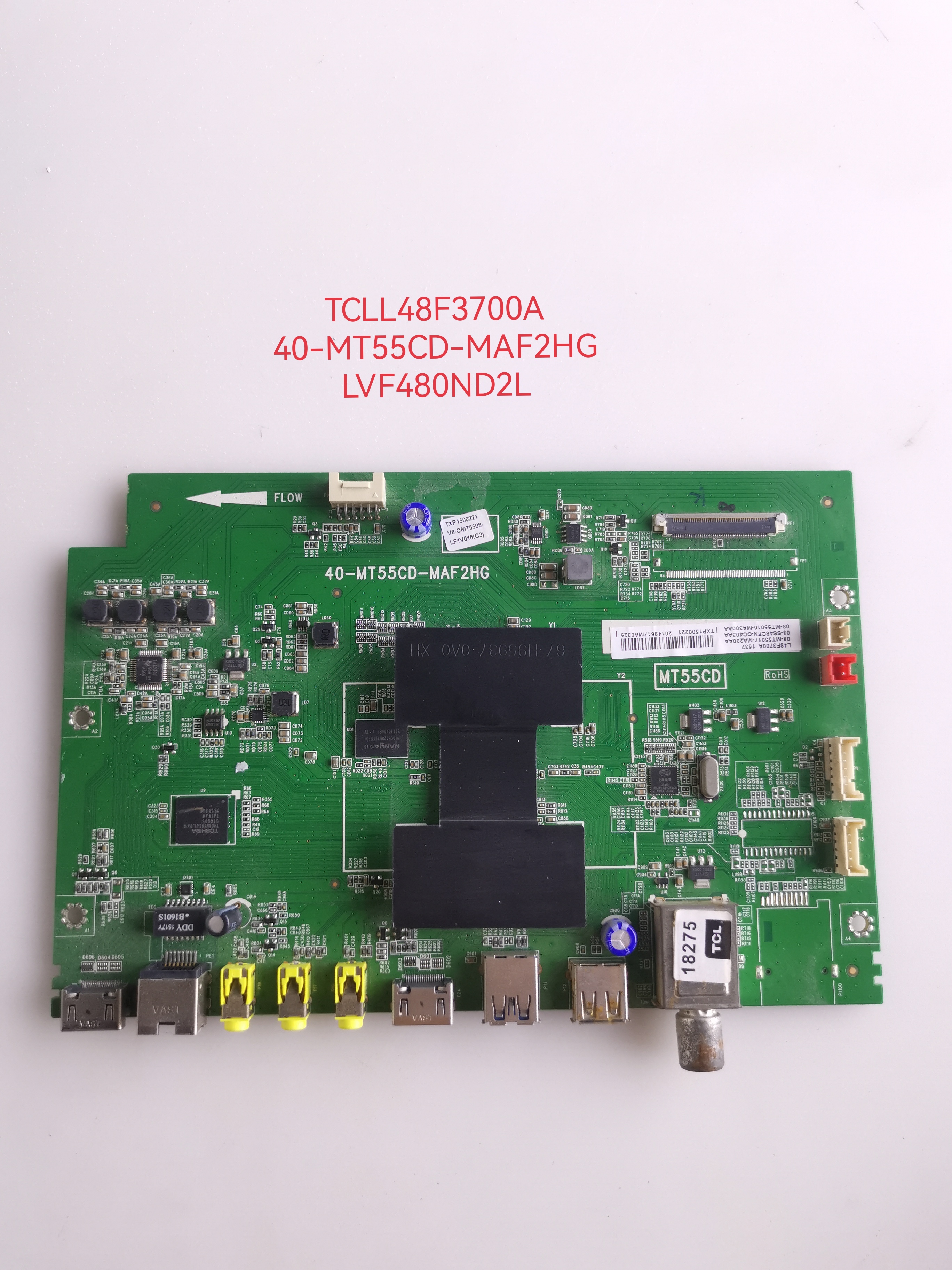 原装 TCLL48/40/58F3700A主板40-MT55CD-MAF2HG屏LVF480ND2L 现货