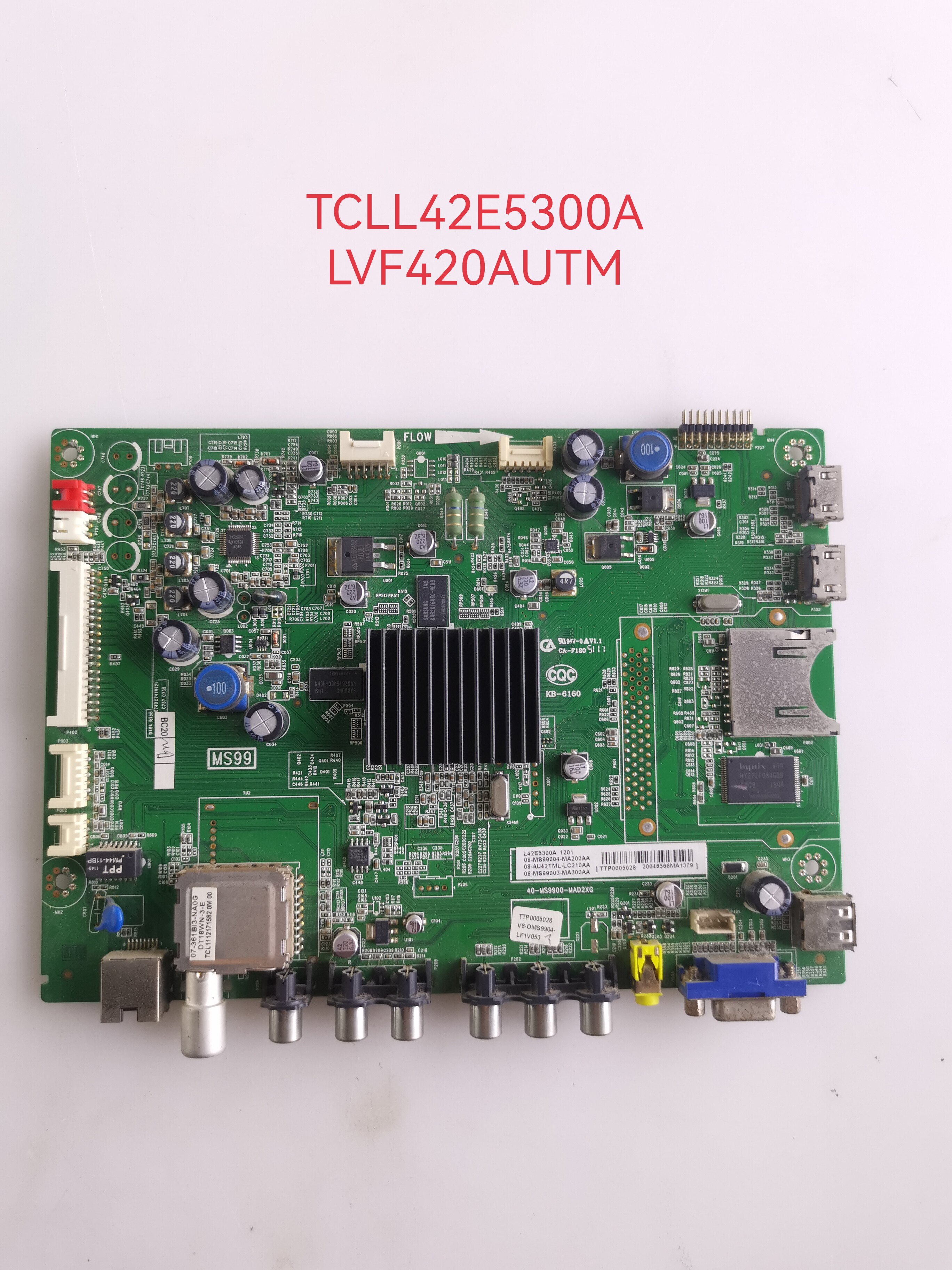原装 TCL L42E5300A电视主板 40-MS9900-MAD2XG屏LVF420AUTM