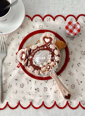 花知晓甜心小熊系列周边镜子手持镜化妆镜随身镜焦糖棕奶油粉限定