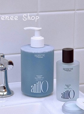 anillo沐浴露礼物小众蓝色木质感高级清冷香调持久留香保湿女