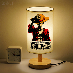 海贼王小台灯二次元动漫男女小夜灯创意个性LED灯新款高级床头灯