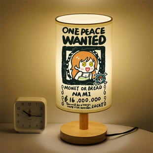 海贼王床头灯情侣一对男女小夜灯路飞索隆led搞怪礼物护眼小台灯