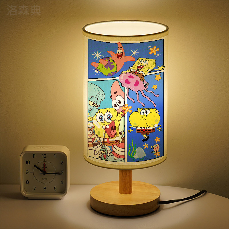 甜点黄油小熊小台灯儿童卧室小夜灯卡通可爱床头灯学生桌面护眼灯