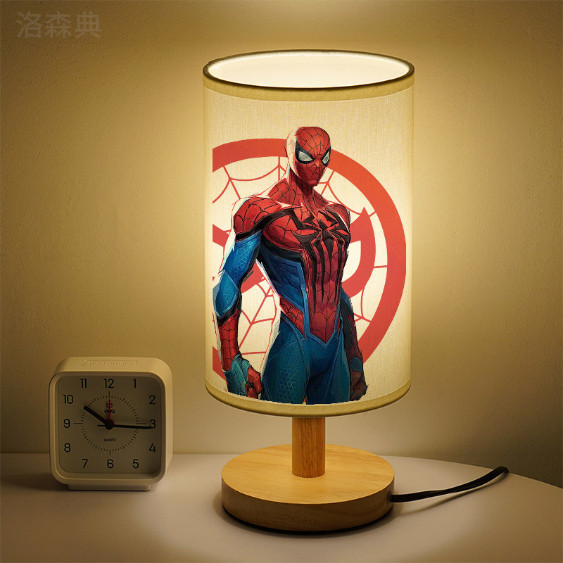 洛森典布卧室卡通三色变光小夜灯