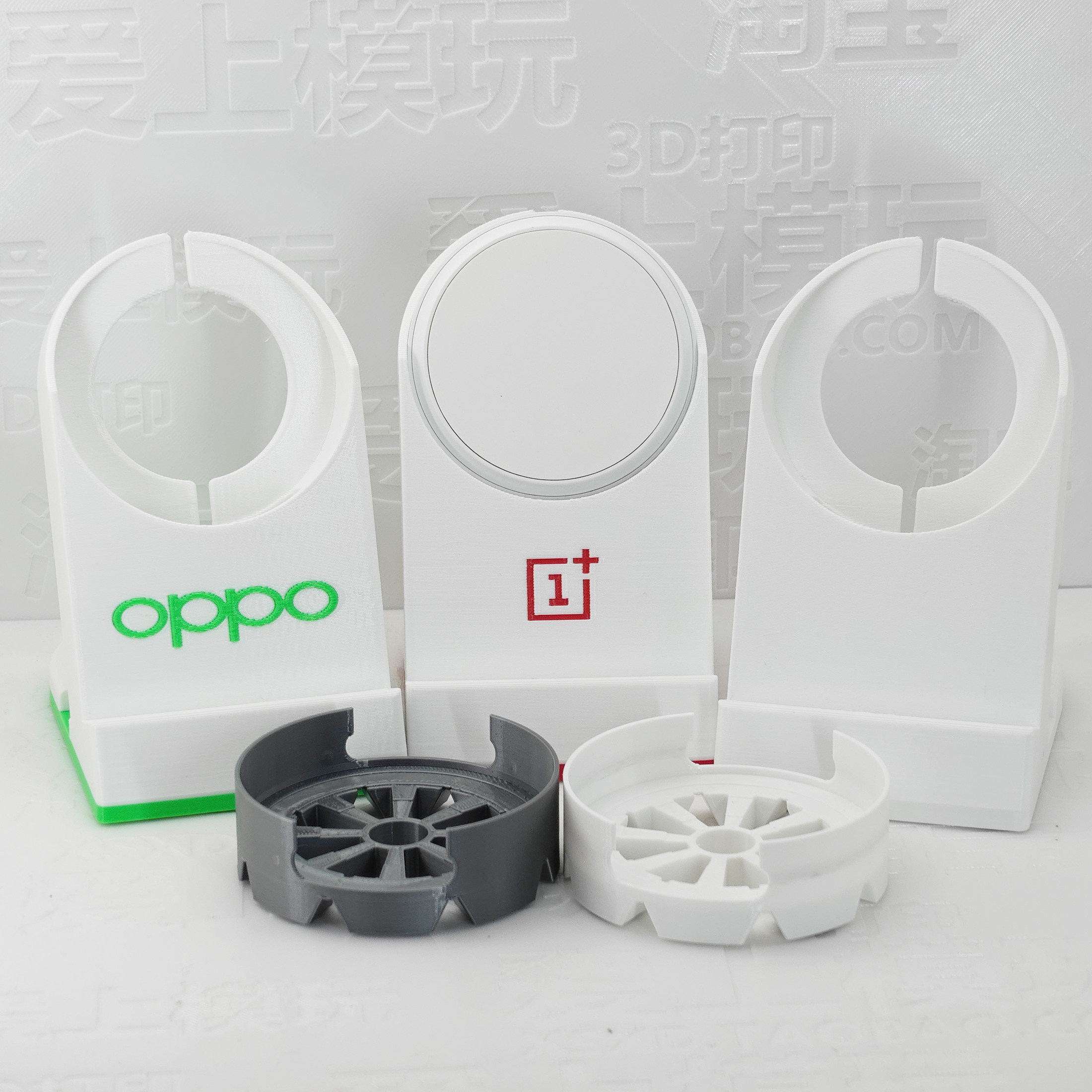 适用一加oppo airvopc无线充电器50w磁吸小涡轮支架底